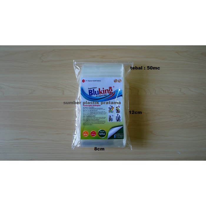 Plastik Kemasan PP Klip 8 x 12 cm 50 Micron