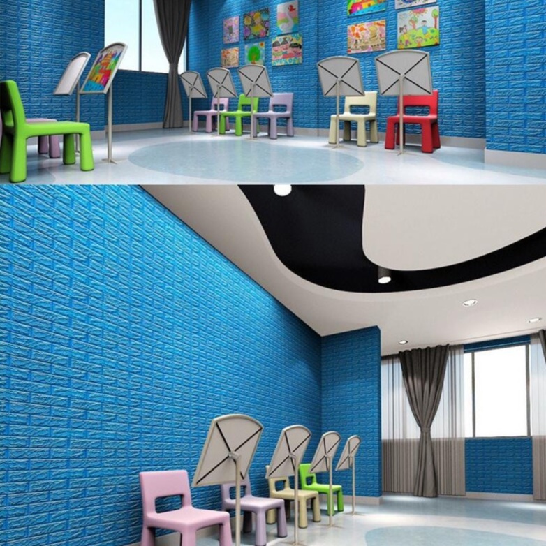 ☛TK☚ R461 WALLPAPER DINDING FOAM 3D / STIKER WALLPAPER DINDING MINI DEKORASI / WALLPAPER 3D FOAM