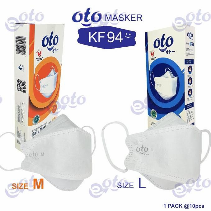 Oto Daily Mask KF94 4-Ply 10's Earloop