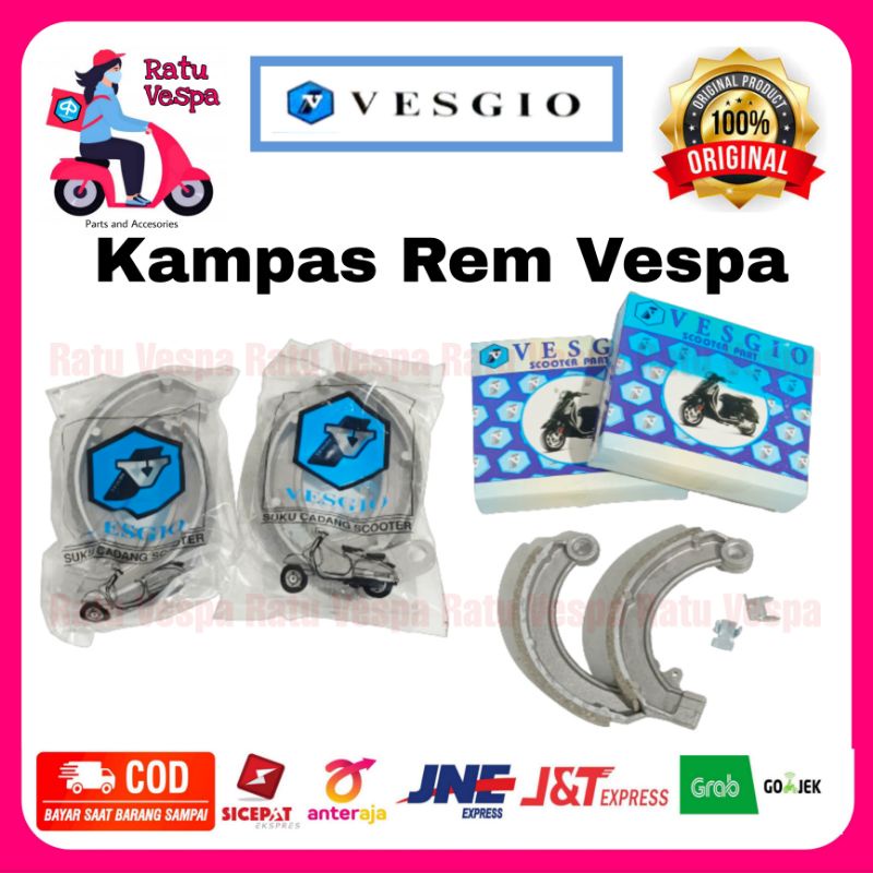 Kampas Rem AZ24 dan AZ133 Vespa Sprint ,PX,Spartan,Exclusive,Excel