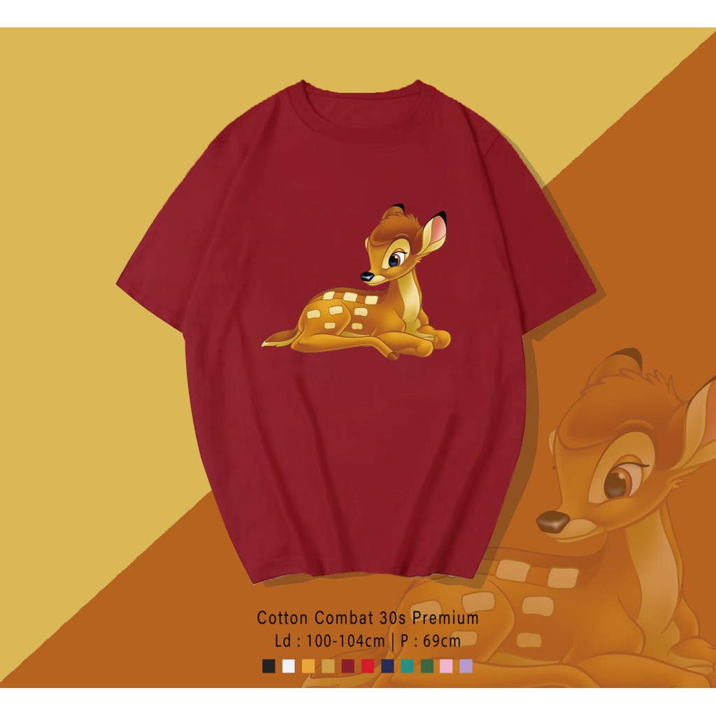 RUSA DISNEY / TERMURAH BAJU KAOS KATUN WANITA/ PRIA UNISEX LENGAN PENDEK / TUMBLR TEE