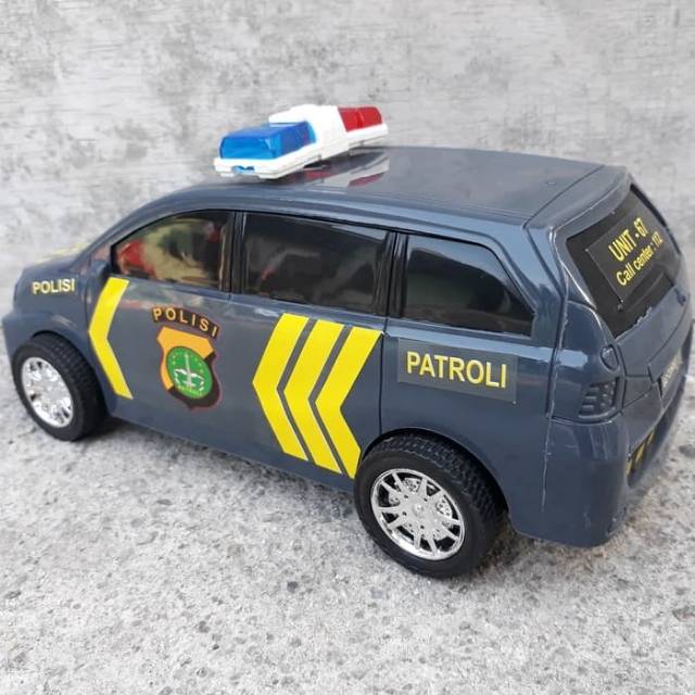 mainan mobil polisi patrol ( anak edukatif, mobilan edukasi, kreatif )