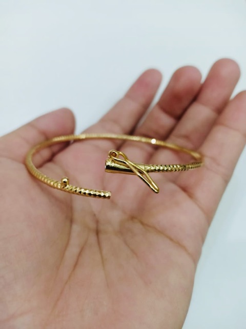 Gelang tangan wanita // gelang kroncong buka’an //gelang lapis emas // gelang replika emas