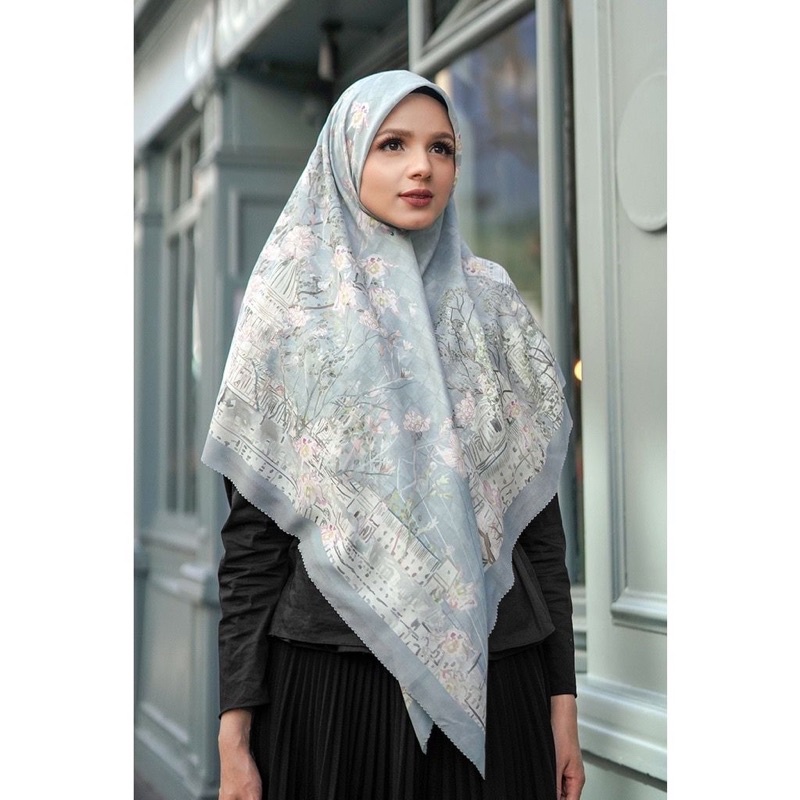 Buttonscarves BRITISH - SKY syari