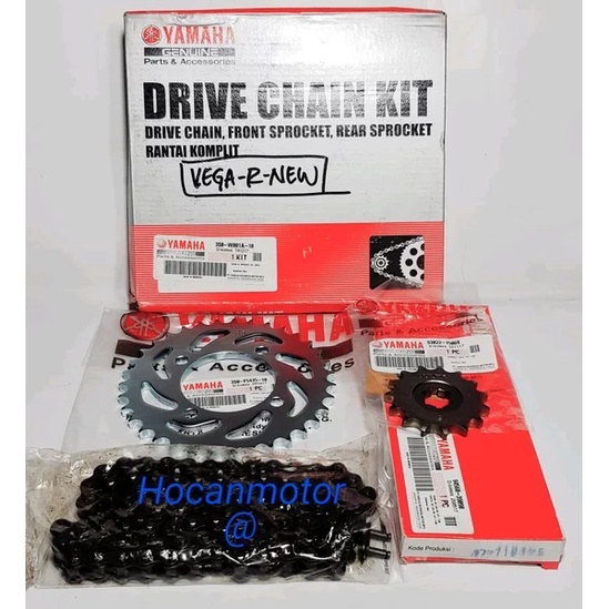 GIR GEAR RANTAI RANTE SET GEARSET VEGA R NEW ORIGINAL YGP 3S0-W001A-10