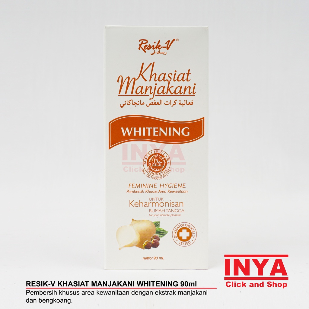 RESIK V KHASIAT MANJAKANI WHITENING 90ml - Feminine Hygiene