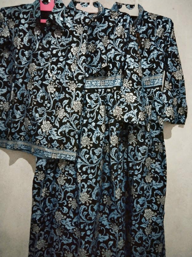 Couple Batik Keluarga || Setelan Couple Batik Ayah Ibu Anak Cewek Cowok || Couple Batik Family Gamis