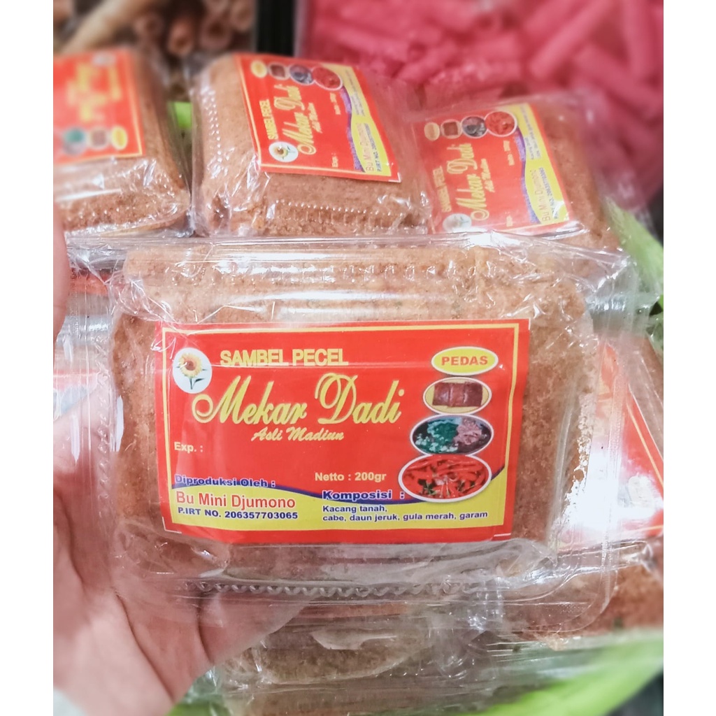

Sambel Pecel "Mekar Dadi" khas Madiun