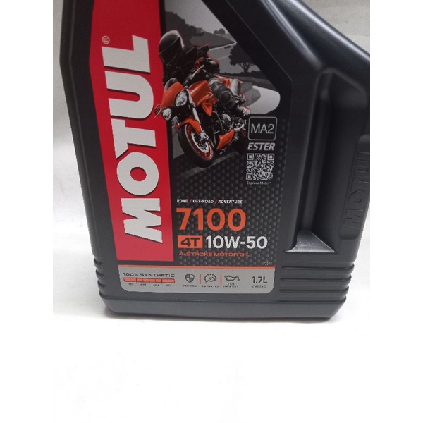 oli motor motul 7100 4t 10w50 1.7 liter