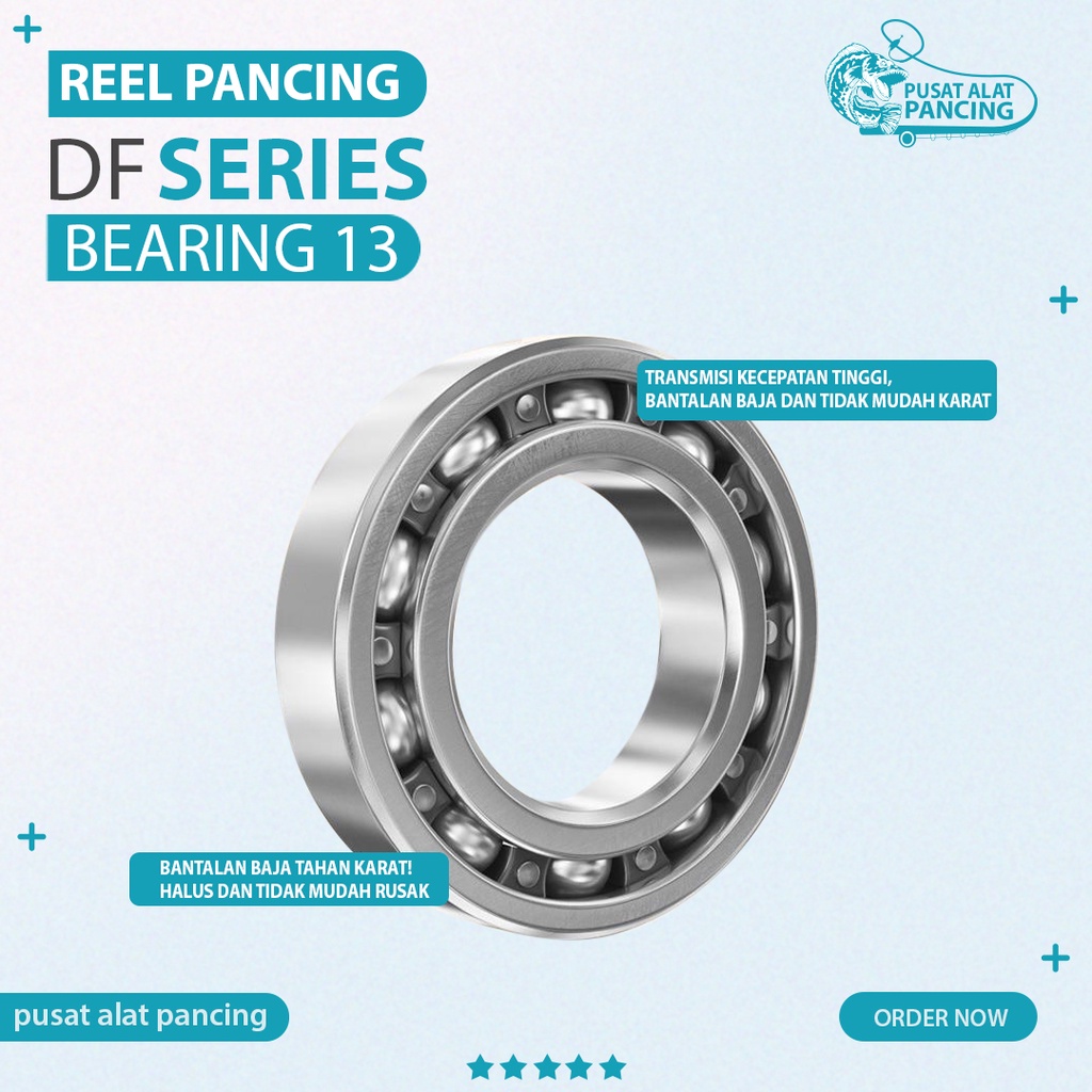 Reel Pancing Lizard Gulungan Pancing DF1000 Maks Tarik 10Kg Kumparan Logam Berputar Jigging Reel Spinning