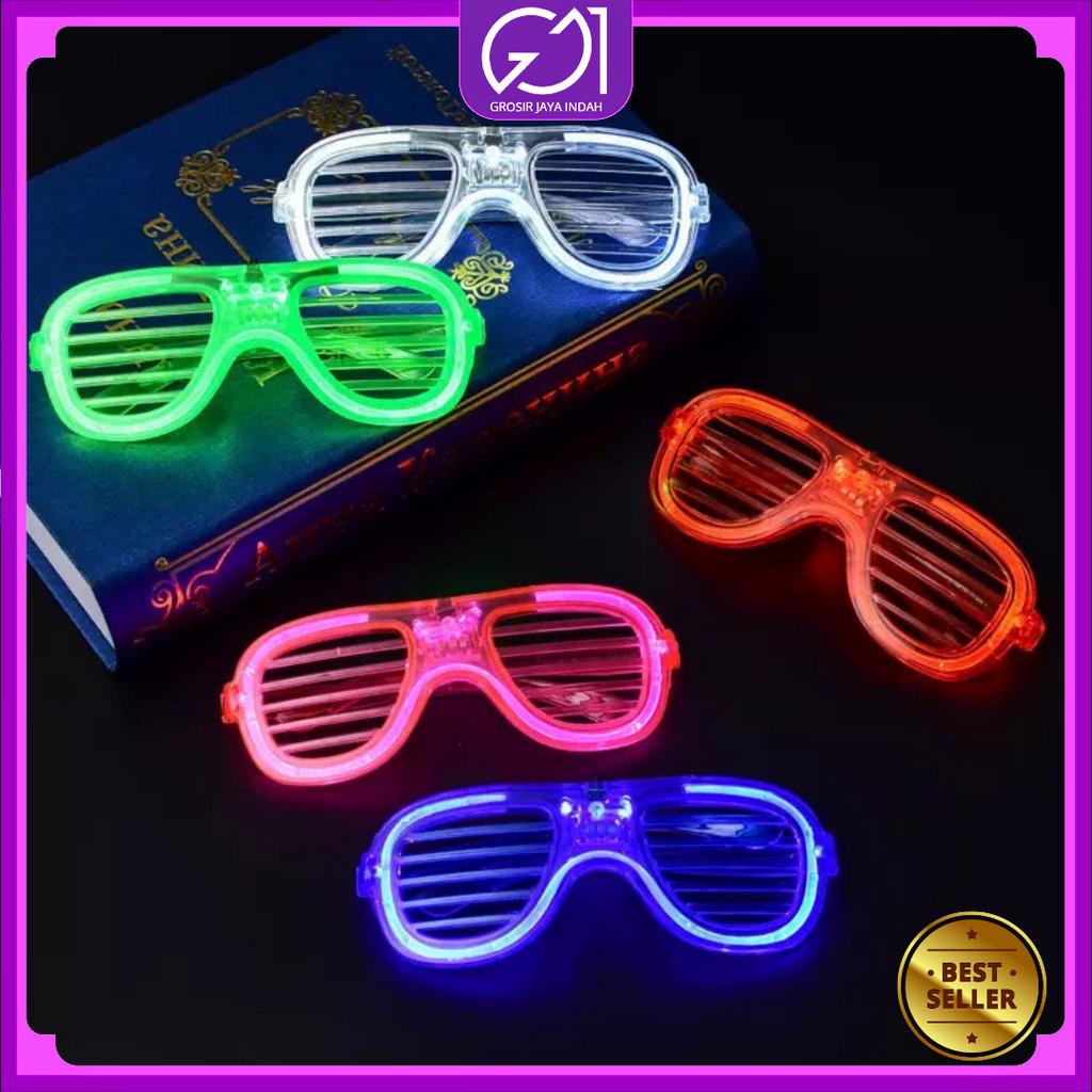 Kacamata LED Party Colorful / Eyeglasses Beauty Fashion / Kacamata Pesta / Kacamata Menyala