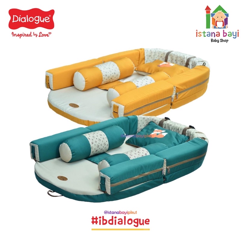 Dialogue Baby Kasur Bayi + Play Mat Dan Kelambu Tenda Baby Foxie Series DGK9114