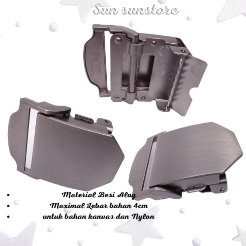 KEPALA GESPER PRIA KEPALA SABUK IKAT PINGGANG JEPIT