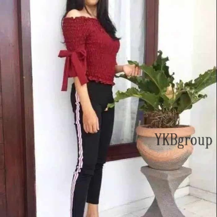 

YKBgroup promo spesial sabrina kerut pita tangan -