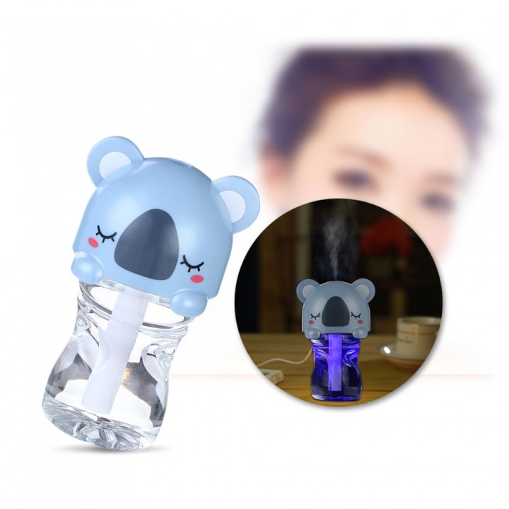 USB Mini Portable LED Cartoon Bottle Caps Humudifier 280ml