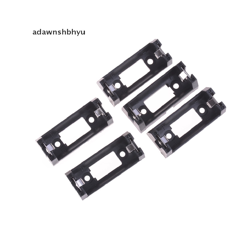 Adawnshbhyu 5Pcs PCB Plug-in Type CR123A Soket Holder Baterai Lithium Hitam