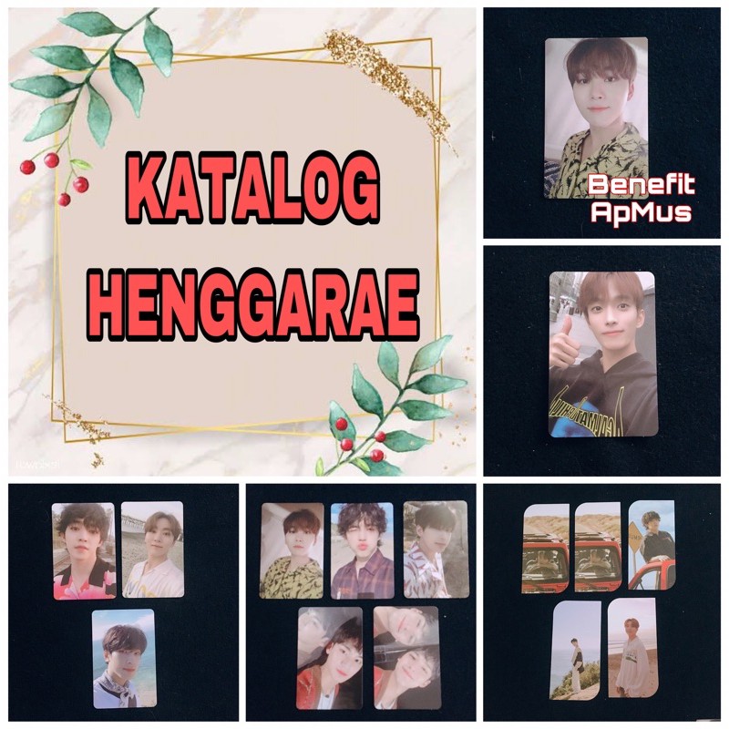 [READY] Seventeen Henggarae photocard pc album mingyu wonwoo svt bookmark benefit