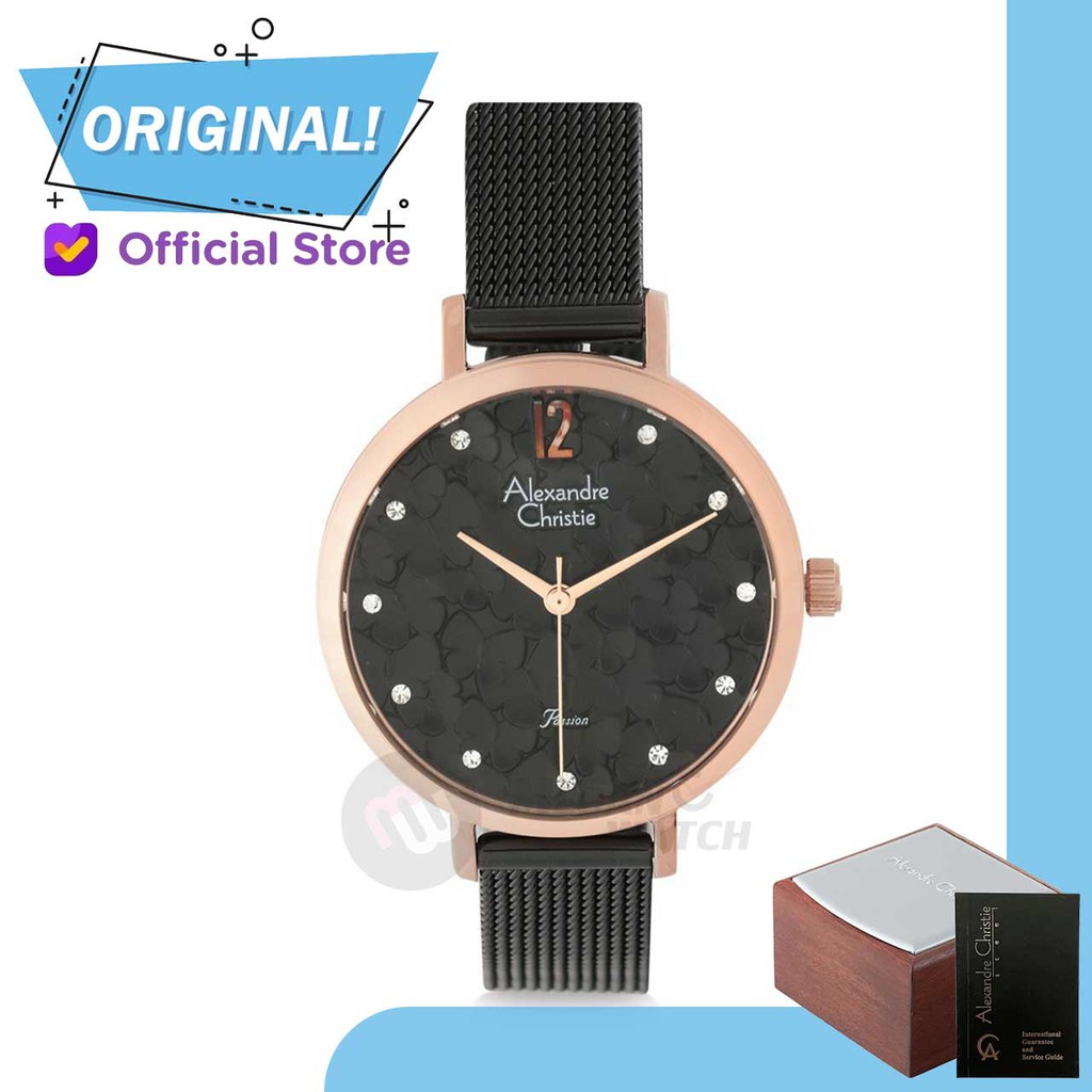 Jam Tangan Wanita Analog Alexandre Christie 2728LH AC2728 AC 2728 LH 2728 LHBBRBA Original Garansi R