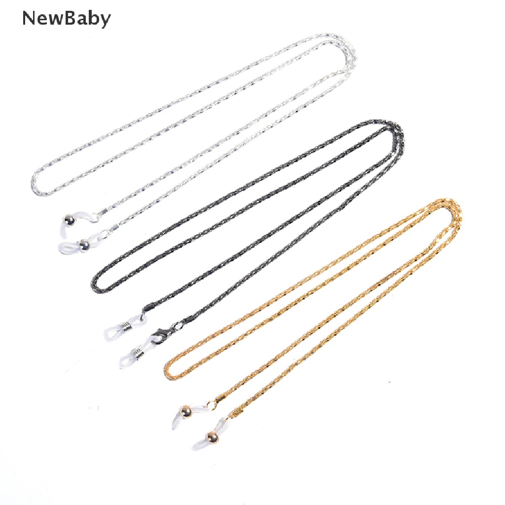 NewBaby Reading Glasses Spectacles Sunglasses Glasses Holder Neck Cord Metal Strap Chain ID