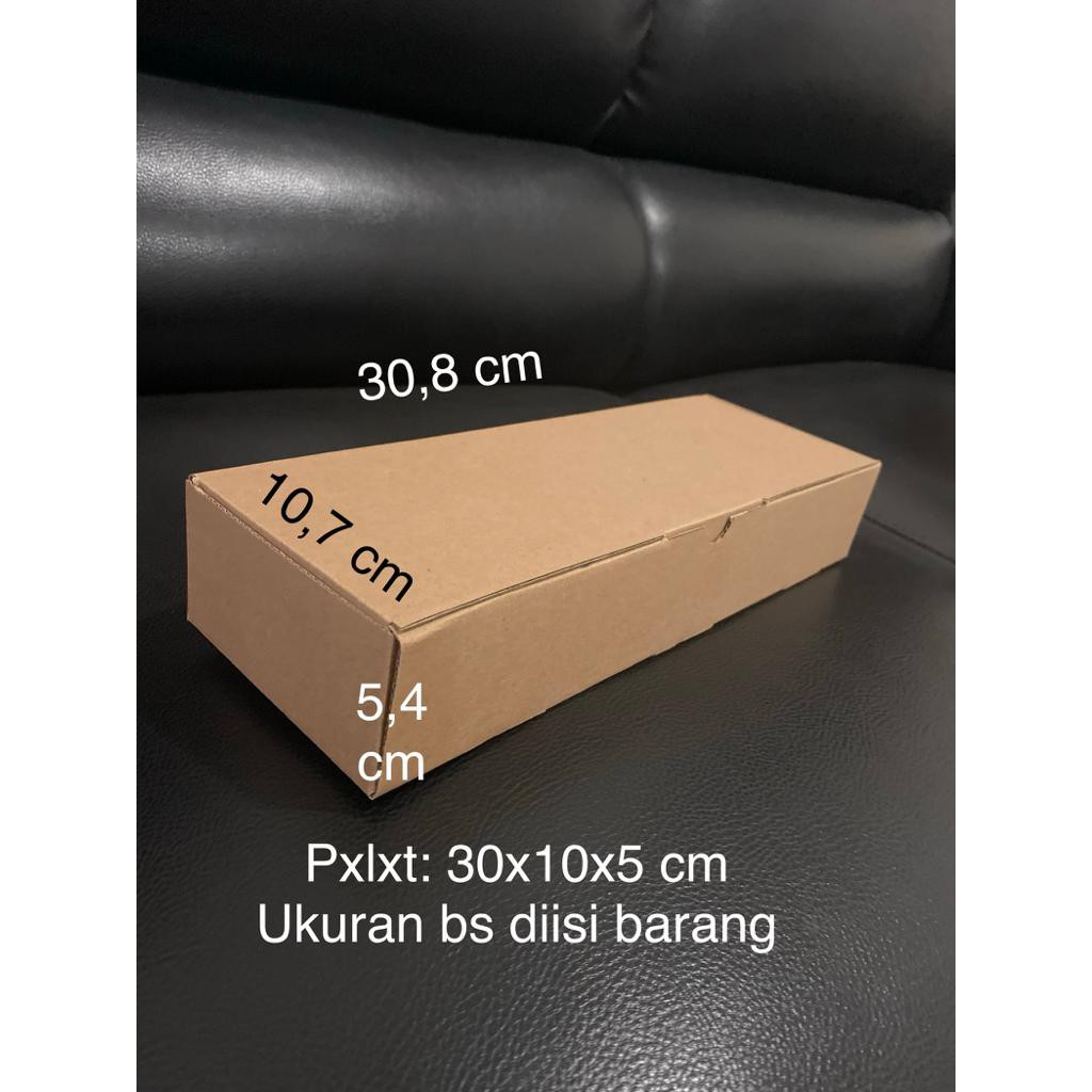 

(Min Order 10 pcs) Kardus / Box / Kotak Serbaguna 30,8 x 10,7 x 5,4 cm