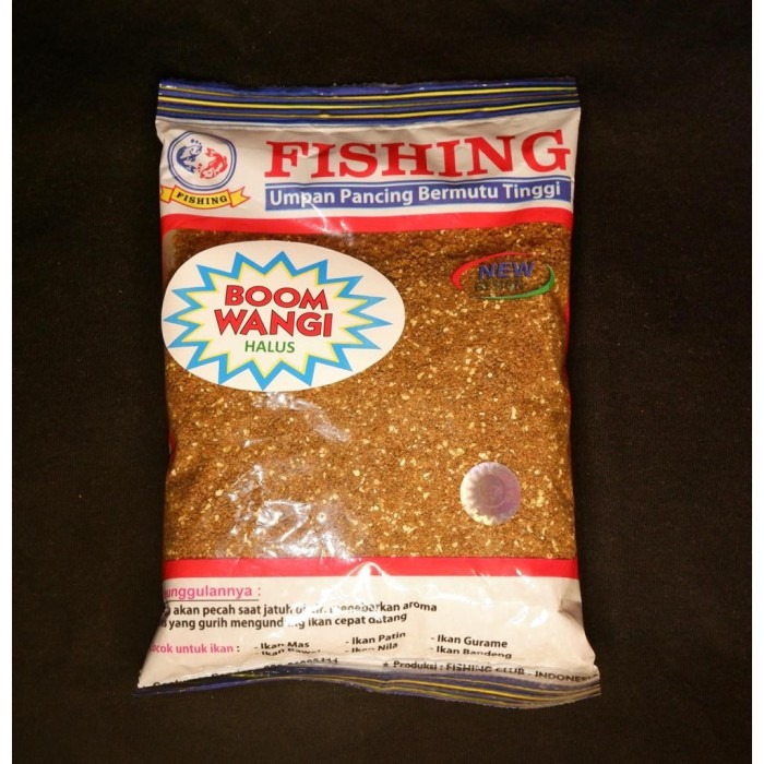 Boom fishing halus wangi - pelet bom fishing halus asli pak haji
