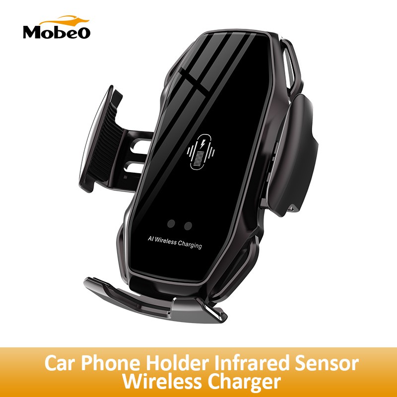 

Mobeo Charger Dudukan Ponsel Mobil Induksi Inframerah Otomatis Wireless QI