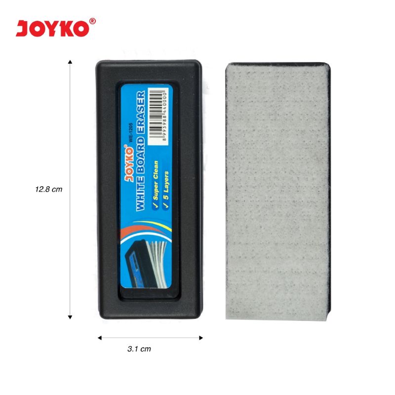 Whiteboard Eraser Penghapus Papan Tulis Putih Joyko WE-1205 5 Layers satuan grosir