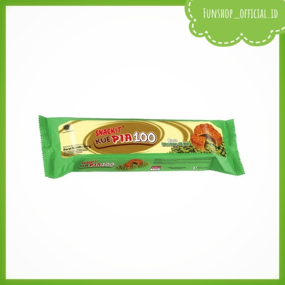 

Snackit kue pia 100 kacang hijau /Snackit kue pia 100 Coklat 150gr