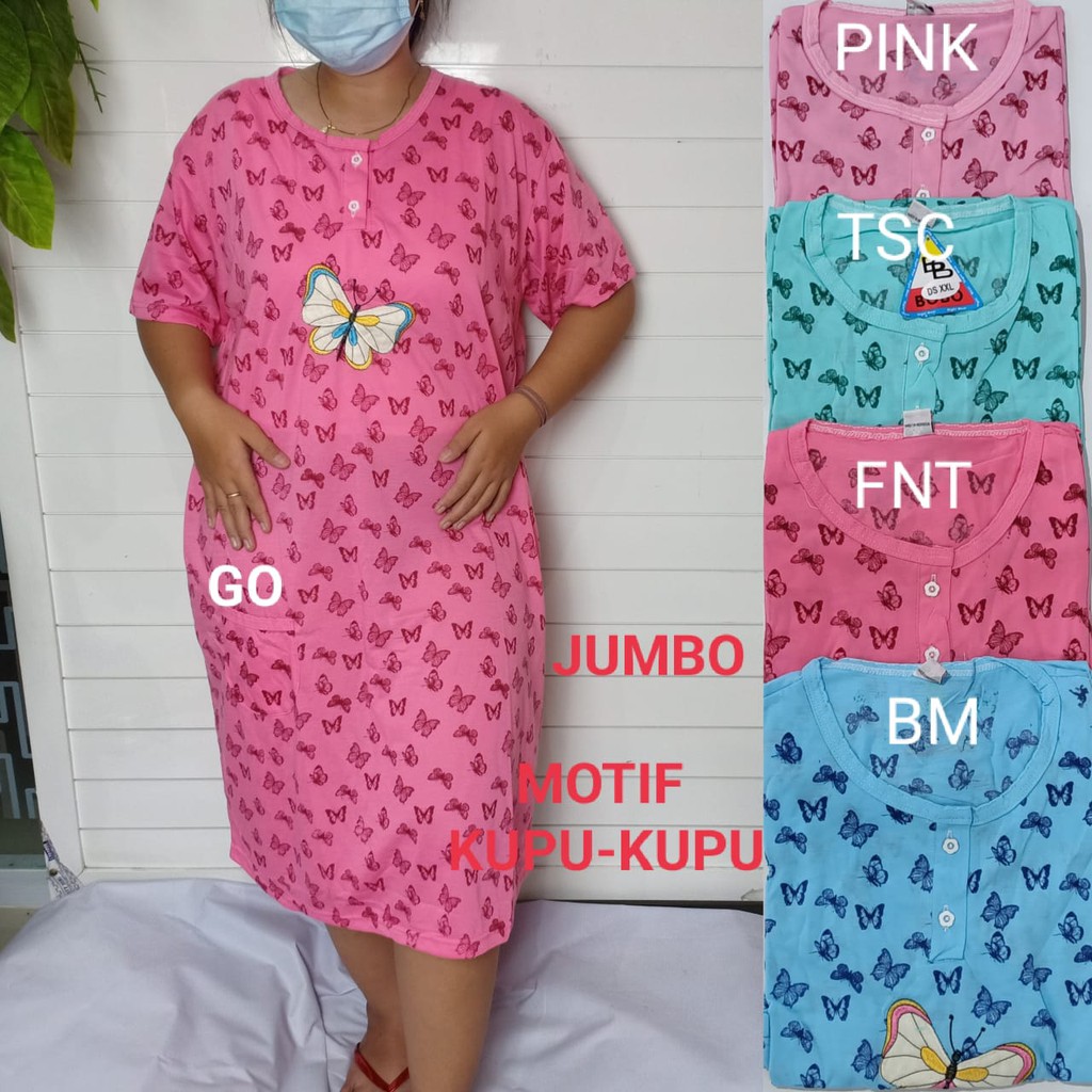 gof DASTER BOBO JUMBO Pakaian Wanita Casual Santai Motif Busui Baju Tidur