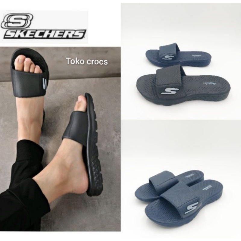 Sandal Peria / skechers goga max sandal slide / skechers peria / skechers sandal