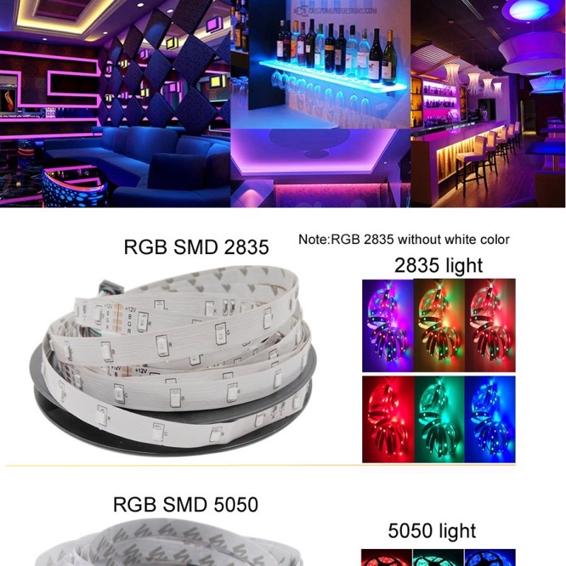 LED STRIP RGB 20 METER REMOT KONTROL WATEPROOF IP44