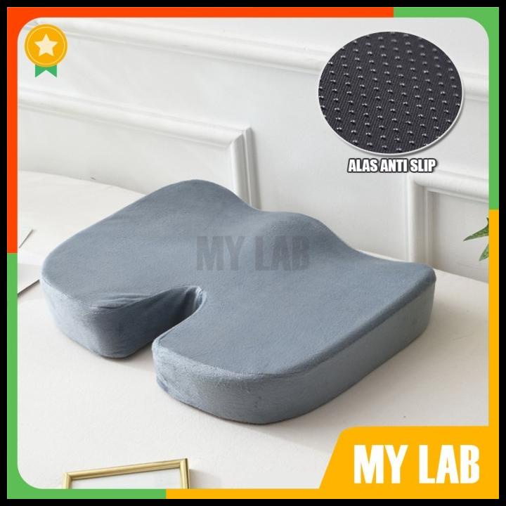terbaru bantal alas duduk kursi kantor jok mobil nyeri tulang ekor memory foam terlaris