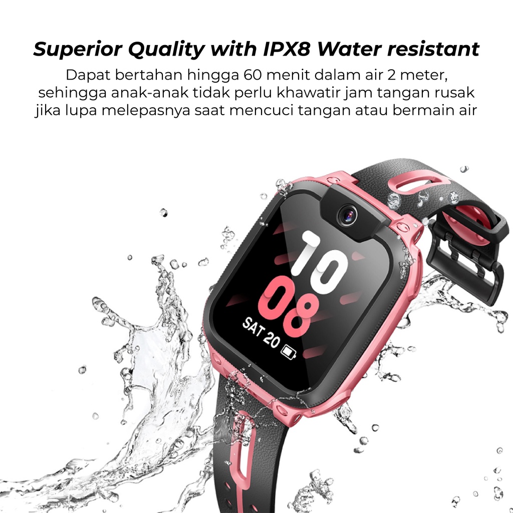 IMOO WATCHPHONE Z1 WATERPROOF HD CAMERA SMARTWATCH JAM TANGAN ANAK GPS-4