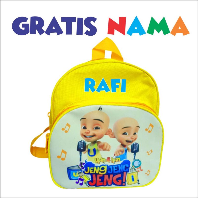 tas anak custom nama