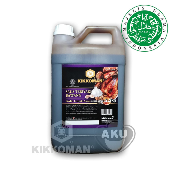 

Promo Terbatas - Kikkoman Garlic Teriyaki Sauce / Saus Teriyaki Bawang Halal Jerigen 2L