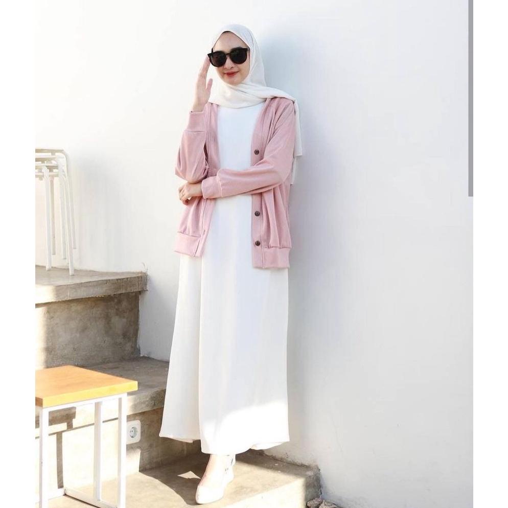 Miroz Yoshi Sasa Knit Gamis Inner Jersey Premium Mirota/ Inner Premium/ Iner Midi/ Iner Premium Inne