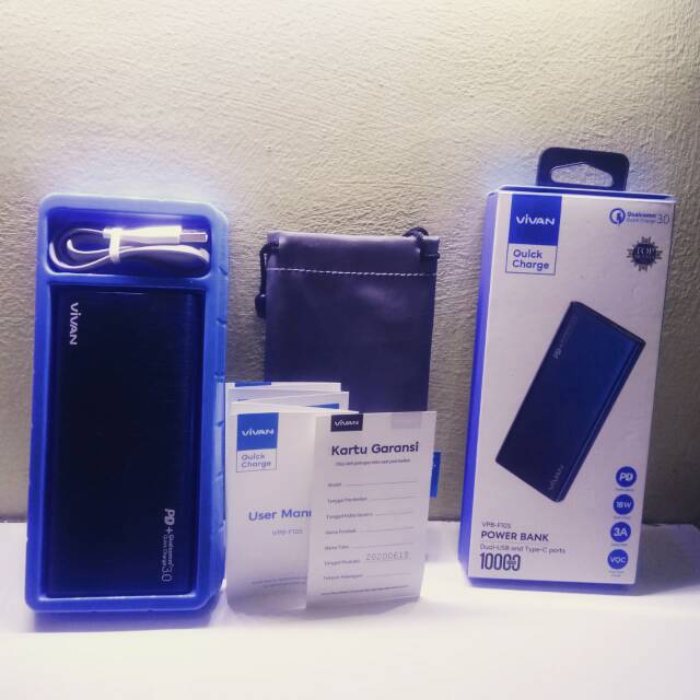 Powerbank vivan 10000 MAH 100%original