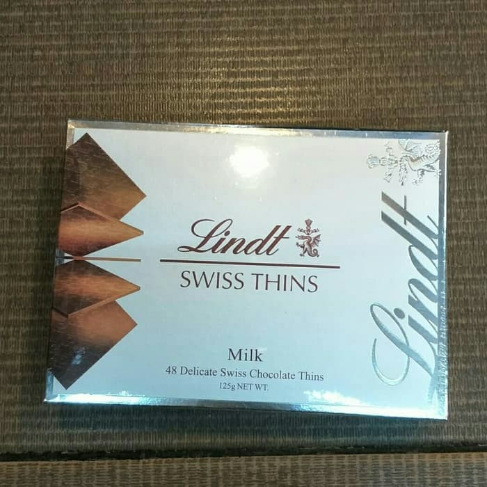 

LINDT SWISS THINS MILK CHOCOLATE-COKLAT IMPORT