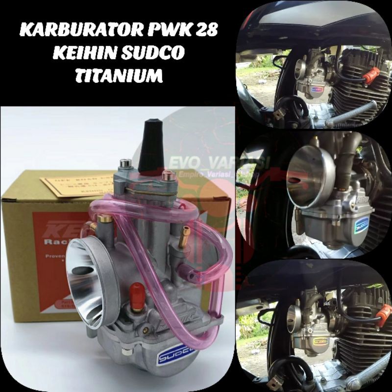karburator pwk 28 keihin sudco carburator motor karbu pwk 28 titanium variasi motor