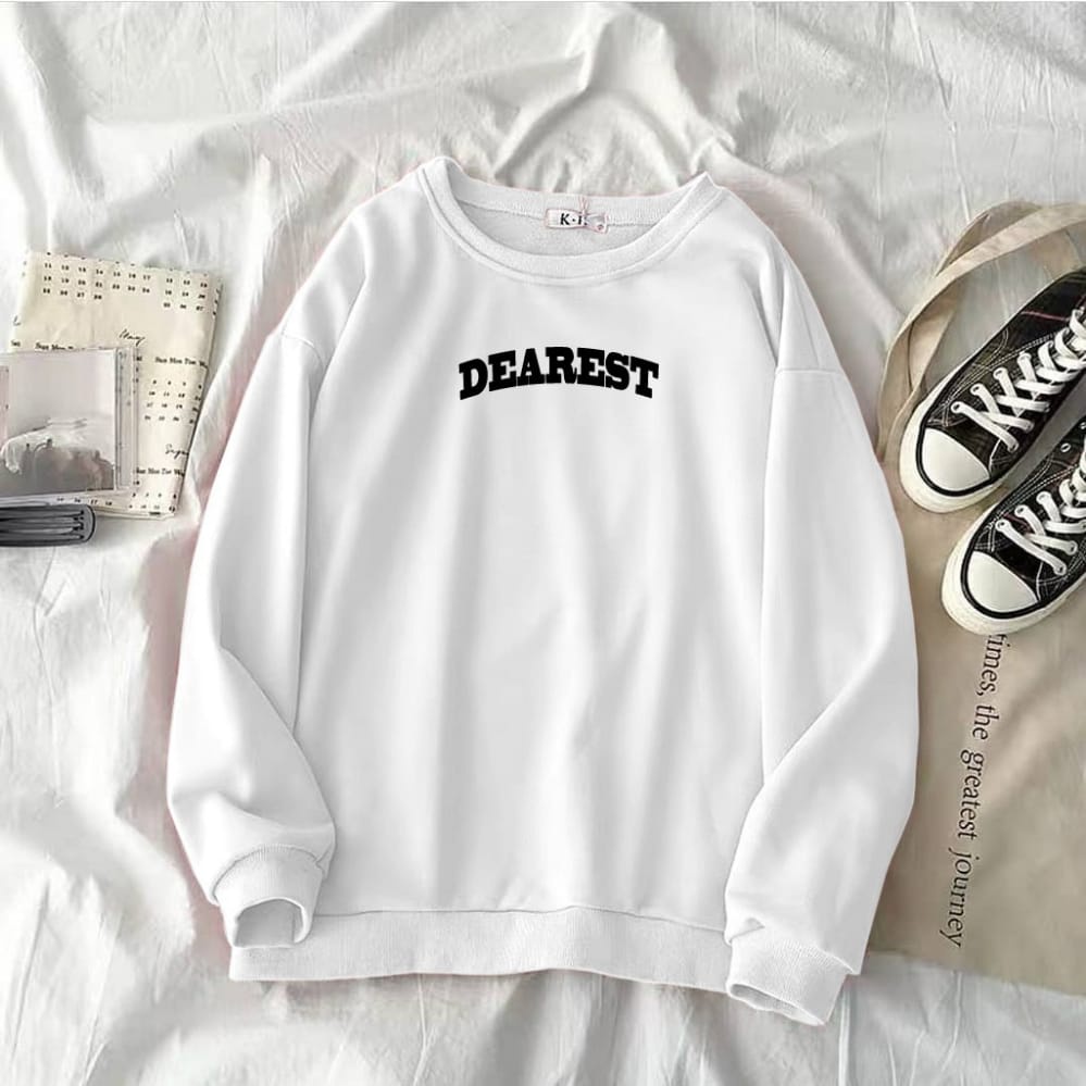 SWEATER OVERSIZE CREWNECK DEAREST STREETWEAR  SWEATSHIRT PRIA DAN WANITA