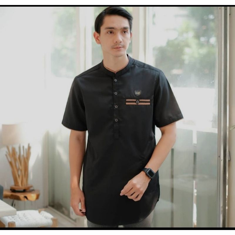 koko kurta kancing depan bahan toyobo