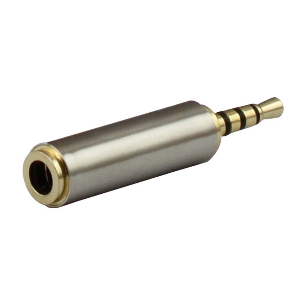 QUINTON Headphone Audio Connector Aux Cable Converter Audio Plug Audio Adapter 3.5mm to 2.5mm Male to Female 2.5 mm to 3.5 mm 3.5 mm Plug Stereo For Mobile Phone Earphone Amplifier