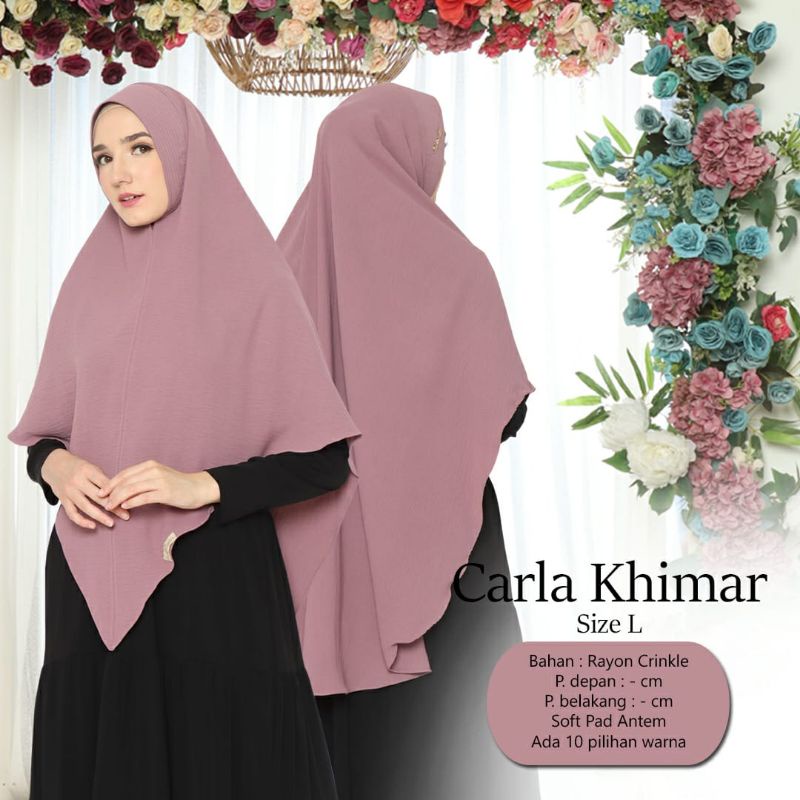 KHIMAR CARLA CRINKLE AIRFLOW SIZE L ORIGINAL VALENSHAQUEEN  / AGEN VAMEL