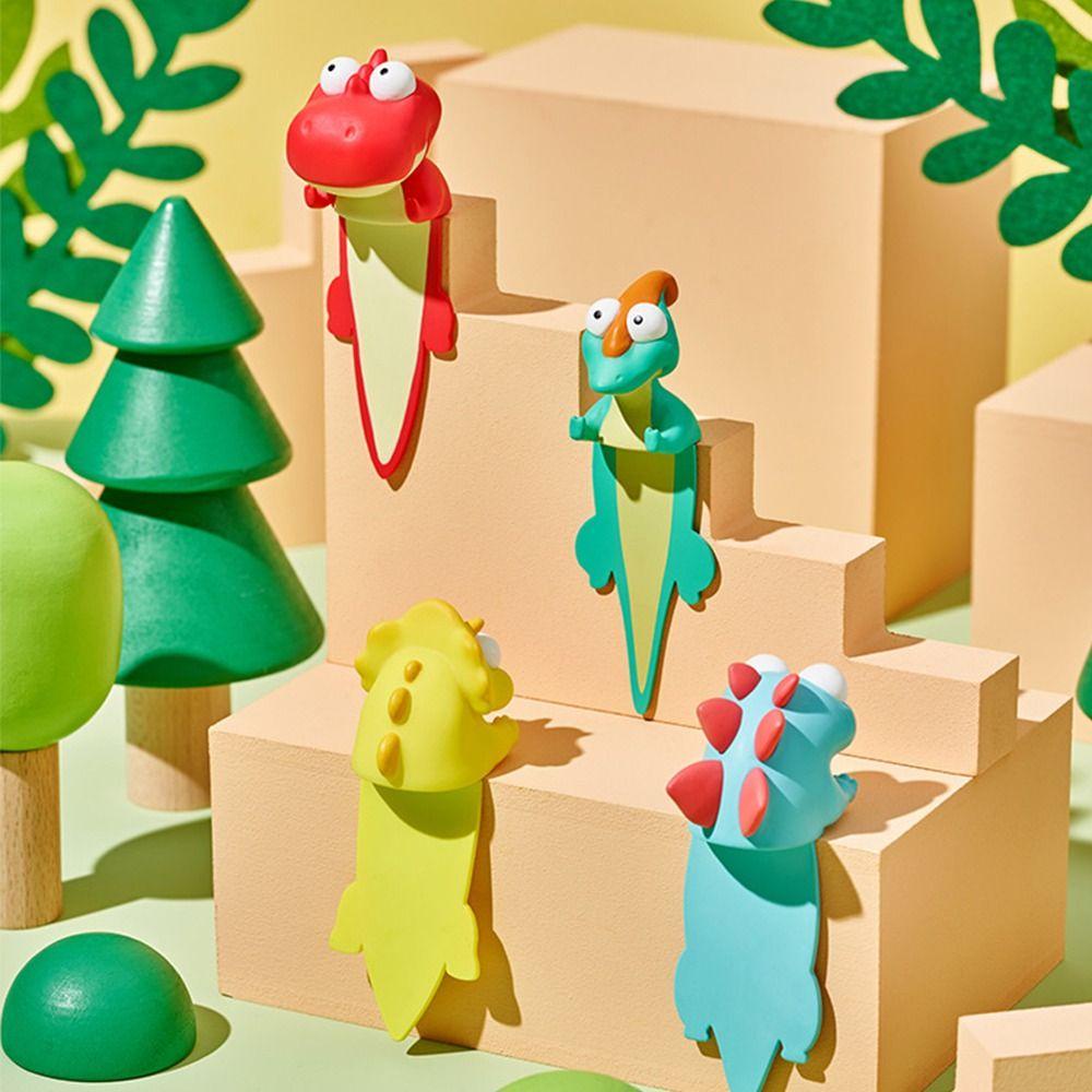 Top Bookmark Sekolah Kreatif Kartun Hewan 3D Stereo