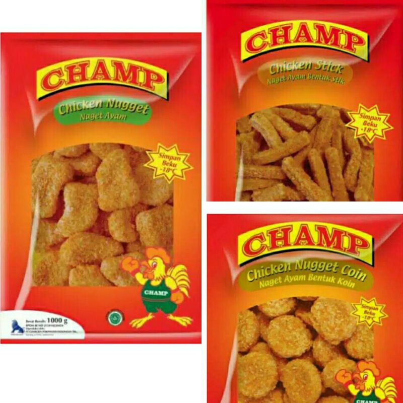 

CHAMP Chicken Nugget 1 Kg - Ayam Olahan