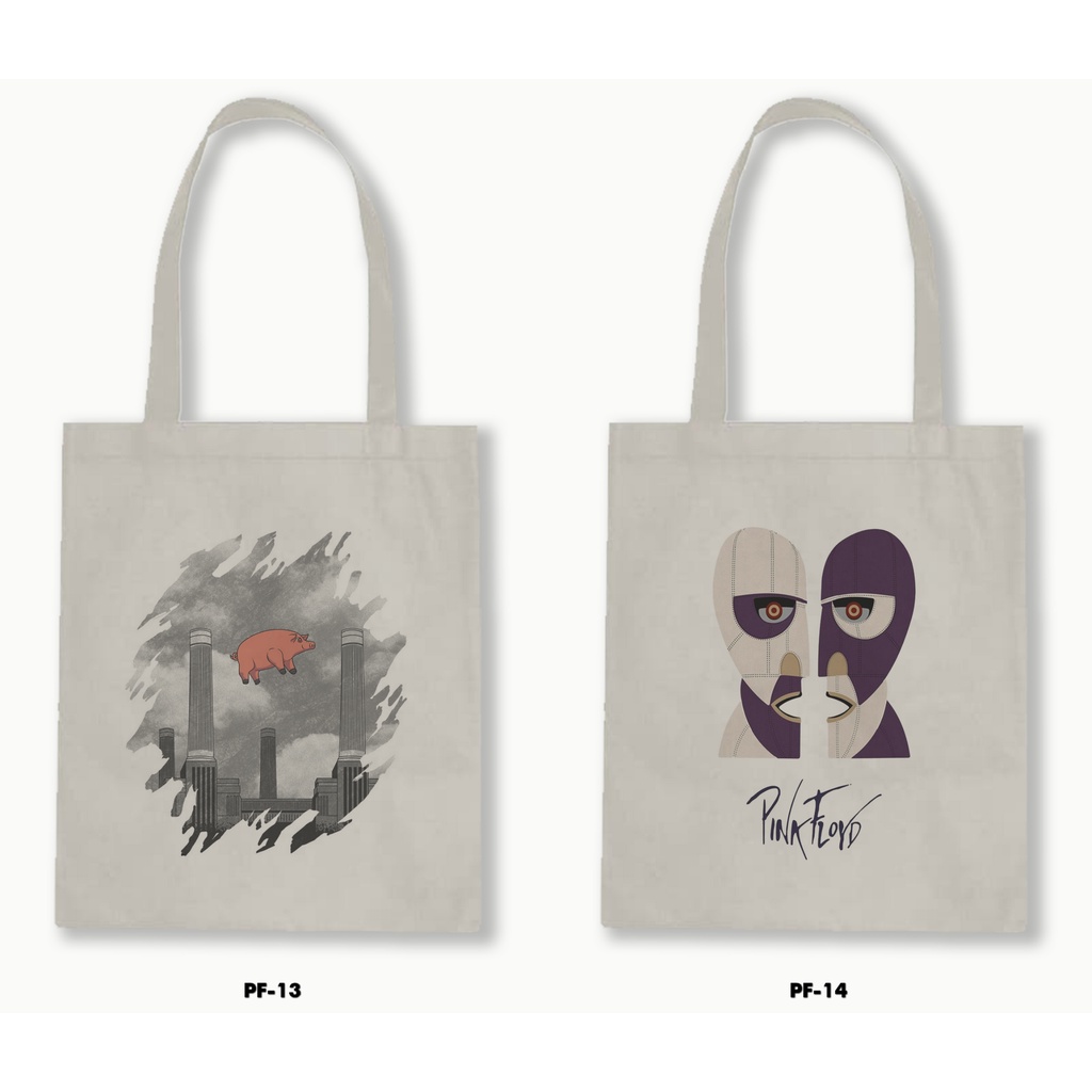 TOTE BAG BLACU - PINK FLOYD .01