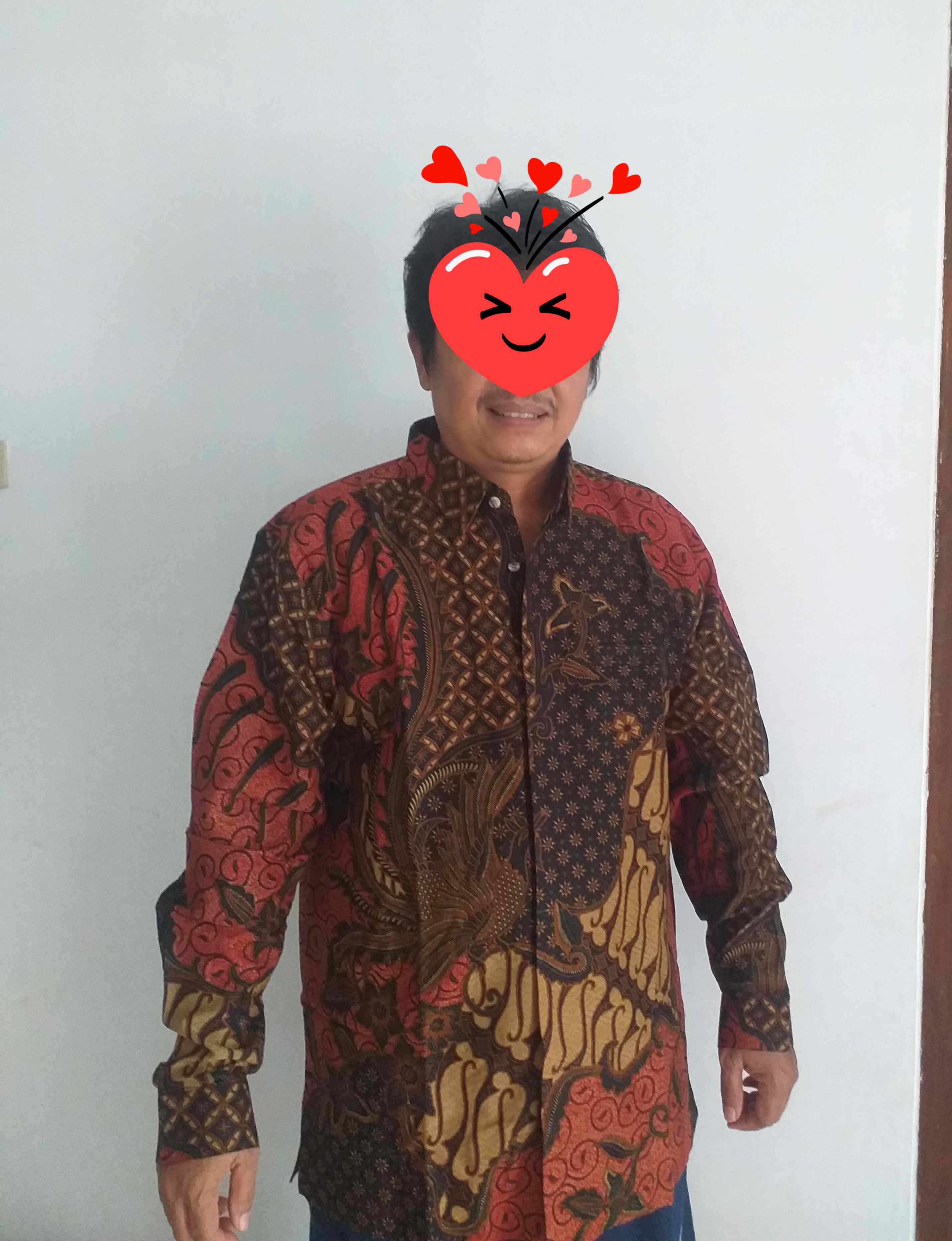 Kemeja Batik Prabu Bahan Dobby Reguler Fit A598