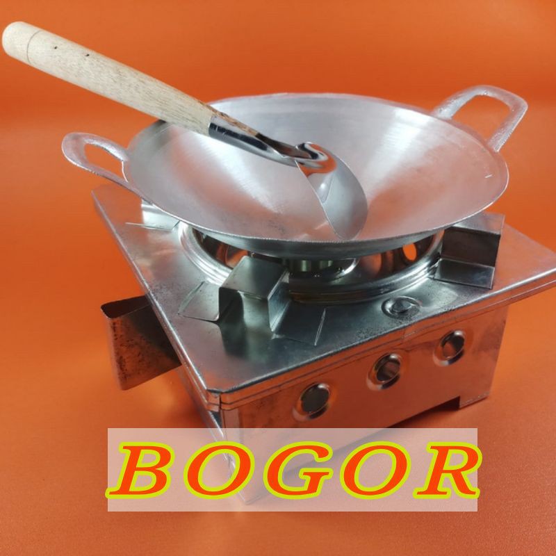 masak masakan kompor mini spirtus sepatula bakul cobek dandang-Kompor Sutil wajan