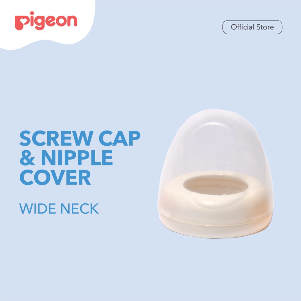 Pigeon Pengganti Tutup Botol Cover Tutup Botol Susu Screw Cap and Nipple Cover Wide Neck | Tutup Bot