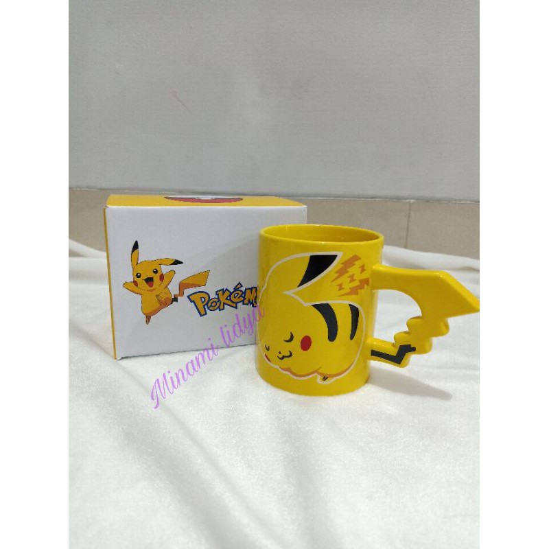 gelas mug pikachu pokemon keramik